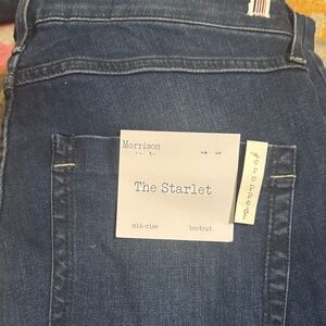 Morrison Denim The Startlet bootcut mid rise cropped